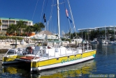 Catamaran à Key Largo, Floride.