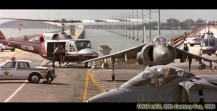 [no_rights] Les Keys de Floride.<br><i>True Lies</i>.<br>Une explosion nucléaire étant imminente, les <i>Sea Harrier</i> des <i>Marines</i> et l'hélicoptère des <i>Coast Guards</i> se posent en urgence sur l'île de Marathon.
