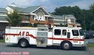 Camion de pompiers à Alpharetta, près d'Atlanta.