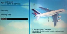 Sur A380, on dispose de 3 caméras pour visualiser ce qui se passe à l'extérieur.