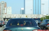 New York City.<br>Entrée du Holland Tunnel, côté New Jersey.