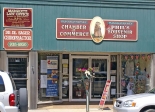 Ville de Punxsutawney, Pennsylvanie, Etats-Unis.<br>Magasin de souvenirs de Phil la marmotte !
