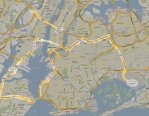 [no_rights] New York City.<br>Parcours du 31 mai 2010: on a un peu tourné en rond...