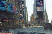 New York City, Times Square.<br>A droite, la 7ème Avenue, au centre, Broadway.<br>J'hésite...