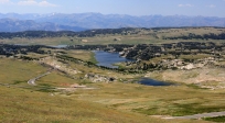 [no_rights] Route du Beartooth Pass, Wyoming, Etats-Unis.<br>La route mène à la ville de Cody.