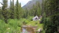 [no_rights] Montana, Etats-Unis.<br>Restes de Coolidge, ville minière fantôme.