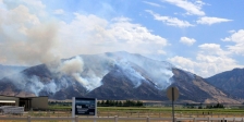 [no_rights] Incendie de forêt au nord de Salt Lake City, Utah, Etats-Unis.