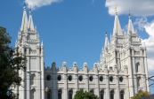 [no_rights] Ville de Salt Lake City, Utah, Etats-Unis.<br>Le Temple des Mormons est réservé aux membres de l'Eglise, il ne se visite pas.