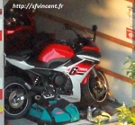 [no_rights] Yamaha YZF-R6, modèle 2014.<br>Cliché pris à la volée, le 13 août 2013, à Salt Lake City, Utah.
