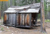 [no_rights] Ville minière fantôme de Coolidge, Montana, Etats-Unis.<br>Un bâtiment encore debout: ça alors !