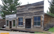[no_rights] Ville minière fantôme de Garnet, Montana, Etats-Unis.<br>Le General Store. Tout ce qu'il faut pour les mineurs !