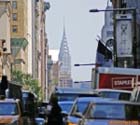 New York.<br>Le Chrysler Building vu depuis le quartier de Wall Street.<br>Il est à 6 km du lieu de la prise de vue...