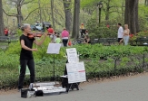 [no_rights] New York City, Central Park.<br>Ah, ça change des Pretty Reckless, en mieux !<br>D'un autre côté, la violoniste est nettement moins sexy...