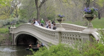 [no_rights] New York City, Central Park.<br>Pont sur Central Park Lake.