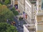 New York City.<br>L'hôtel Pierre, un des plus huppés de la ville, sur la 5<sup>ème</sup> Avenue, vu depuis le Top of the Rock.