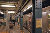 Métro de NEW YORK.<br>La station de Wall Street.