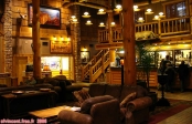 Le hall de <i>Ruby's Inn</i>, à Bryce Canyon.<br>