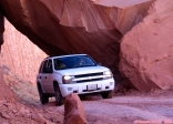 <i>Gemini Bridges Road</i>, près de Canyonlands.<br>Bon, alors on y va !