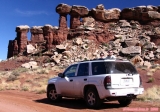 CANYONLANDS, <i>Potash Road</i>.<br>Des paysages incroyables à chaque virage.<br>Mais bon sang, sur quelle planète se trouve-t-on ?