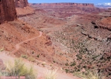 CANYONLANDS, <i>Shafer Trail Road</i>.<br>Véhicule 4x4 recommandé !