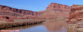 Le fleuve Colorado, aux environs de la ville de MOAB, dans l'Utah.