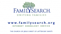 [no_rights] Salt Lake City.<br>Carte de visite du <i>Family Search Center</i>.