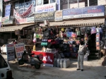 Echoppes des rues de Delhi.