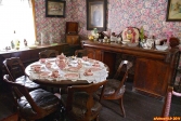 Village du château de Bunratty, Irlande.<br>L'intérieur d'une maison.