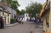 Village du château de Bunratty, Irlande.<br>Une rue du village.