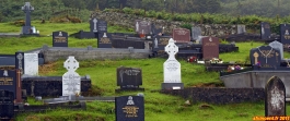 Cimetière irlandais, dans le Connemara.