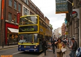 [no_rights] Ville de Dublin, Irlande.<br>Autobus à impériale.