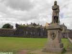 [no_rights] Château de Stirling, Ecosse.<br><i>Robert the Bruce</i> ou <i>Robert 1<sup>er</sup> d'Ecosse</i>.