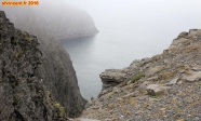 [no_rights] Cap Nord, Norvège, 5 août 2016.<br>Ici, la Mer de Norvège (Océan Atlantique) rejoint la Mer de Barents (Océan Arctique).<br>Ces mers sont libres de glace toute l'année, grâce à l'influence du Gulf Stream.
