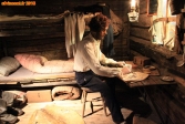 [no_rights] Musée polaire de Troms, Norvège.<br>Reconstitution de l'intérieur d'une cabane de chasseurs.