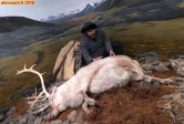 [no_rights] Musée polaire de Troms, Norvège.<br>Reconstitution d'une scène de chasse au renne.